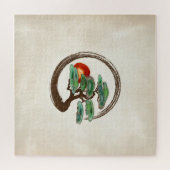 Zen Enzo Geode Bonsai Tree on Leinwand Puzzle (Horizontal)