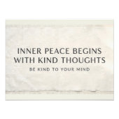 Zen Fabric Texture Mental Health Art Fotodruck (Vorne)