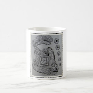 Zen-Fantasie-Fische Kaffeetasse
