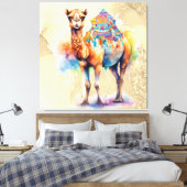 *~* Zen Fantasy CAMEL Rainbow Glitzer SC5 Leinwanddruck (Insitu (Schlafzimmer))