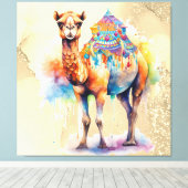 *~* Zen Fantasy CAMEL Rainbow Glitzer SC5 Leinwanddruck (Insitu (Holzboden))