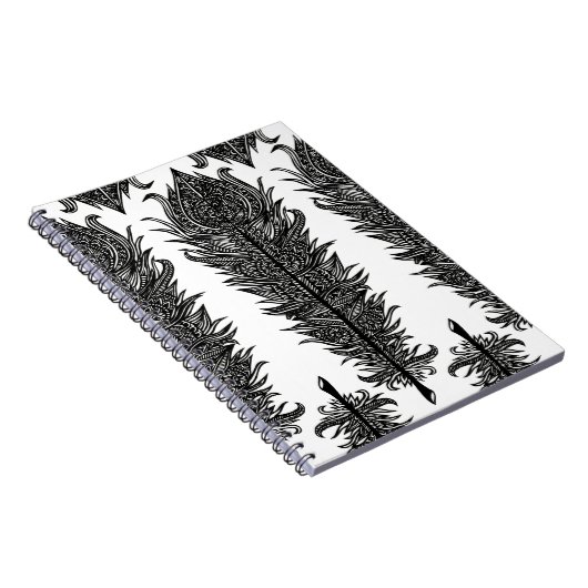 Zen-Feder-Entwurf Notizblock (Rechte Seite)