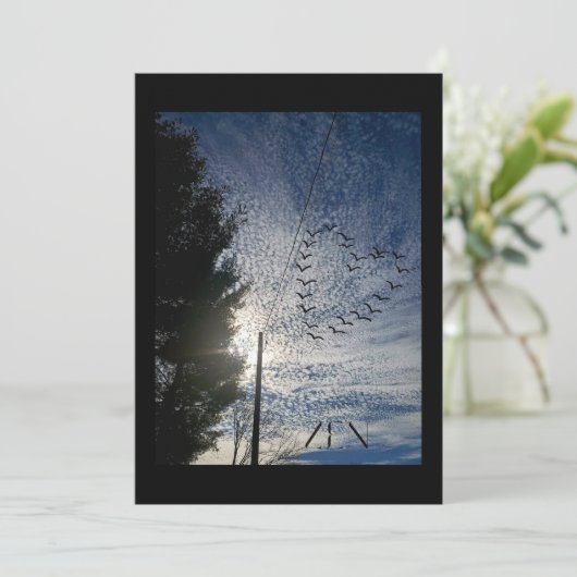 ZEN FEIERTAGSKARTE (Stehend Vorderseite)