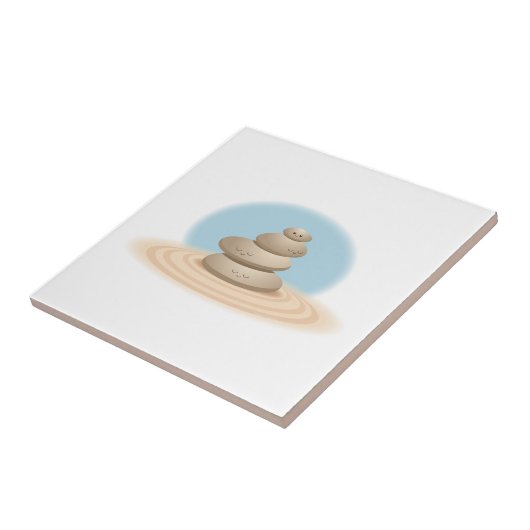 Zen-Felsen Fliese (Seite)