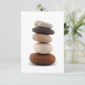 Zen-FelsenEinladung Einladung (Stehend Vorderseite)