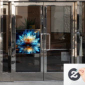 Zen-Fensterklammer Fensteraufkleber (Büro Tür)