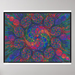 Zen-Feuerelementar Poster