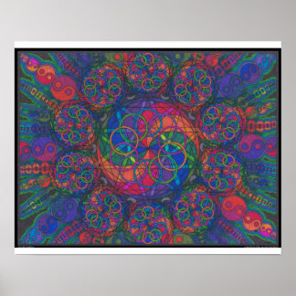 Zen-Feuerelementar Poster