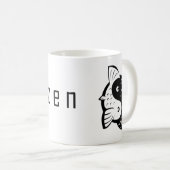 Zen-Fische Kaffeetasse (VorderseiteRechts)