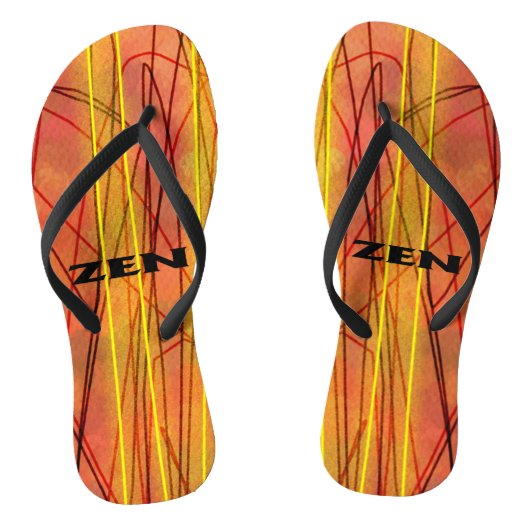 Zen-Flip-Flops Badesandalen (Fußbett)