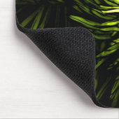 Zen floral Lime white Chrysanthemum Mousepad (Ecke)
