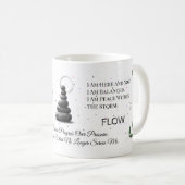 Zen Flow Achtsamkeits-Tasse Kaffeetasse (VorderseiteRechts)