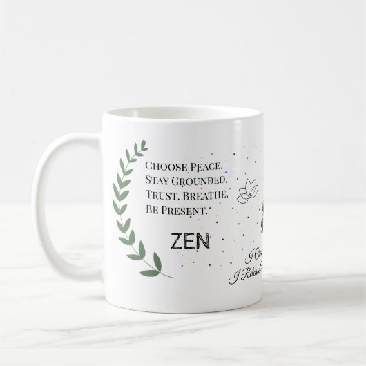 Zen Flow Mindfulness Mug Kaffeetasse (Links)