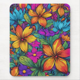 "Zen Flowers" Art Mouse Pad Mousepad