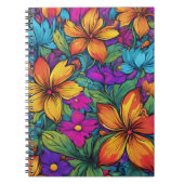 "Zen Flowers" Art Spiral Notebook Notizblock (Vorderseite)
