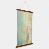 Zen-Forest-Hängetapete Wandteppich Mit Holzrahmen (Gewinkelt)