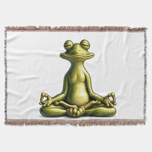 Zen Frog Decke (Vorderseite)