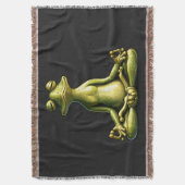 Zen Frog Decke (Vorderseite Vertikal)