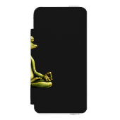 Zen Frog Incipio iPhone Geldbeutel-Hülle (Folio Vorderseite)