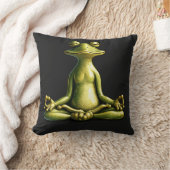 Zen Frog Kissen (Decke)