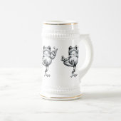 Zen Frog Masterpiece Bierglas (VorderseiteRechts)