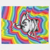 Zen Frog Masterpiece Fleecedecke (Vorderseite (Horizontal))