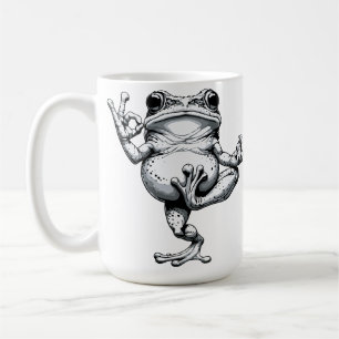 Zen Frog Masterpiece Kaffeetasse