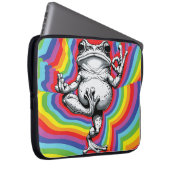Zen Frog Masterpiece Laptopschutzhülle (Vorne Rechts)
