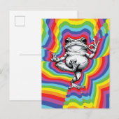 Zen Frog Masterpiece Postkarte (Vorne/Hinten)