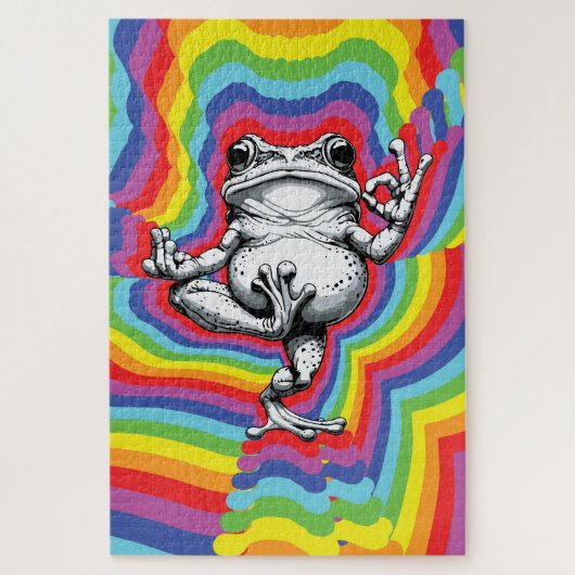 Zen Frog Masterpiece Puzzle (Vertikal)