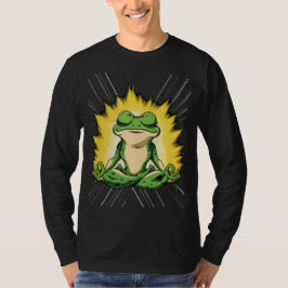 Zen Frosch Meditation Super Saiyan Glow Kunst T-Shirt