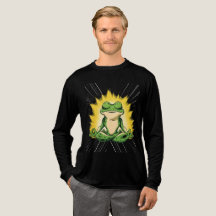 Zen Frosch Meditation Super Saiyan Glow Kunst