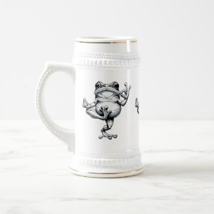 Zen Frosch Meisterwerk Bierglas