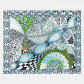 Zen-Fun Blanket Fleecedecke (Vorderseite (Horizontal))