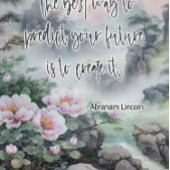 Zen Garden Bliss Friedlich Japanischer Garten Poster