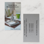 Zen Garden Buddha Visitenkarte (Vorne/Hinten)