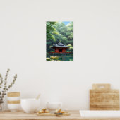 Zen Garden by Calm Pond Poster (Küche)
