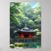Zen Garden by Calm Pond Poster (Vorne)