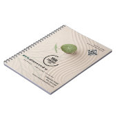 Zen Garden Custom Tech Corporate Client Marketing Notizblock (Linke Seite)