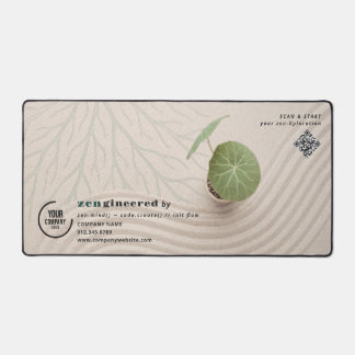 Zen Garden Custom Tech Corporate Client Marketing  Schreibtischunterlage