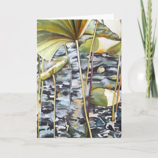 Zen Garden Greeting Card Karte (Vorderseite)