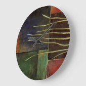 Zen Garden I Große Wanduhr (Winkel)