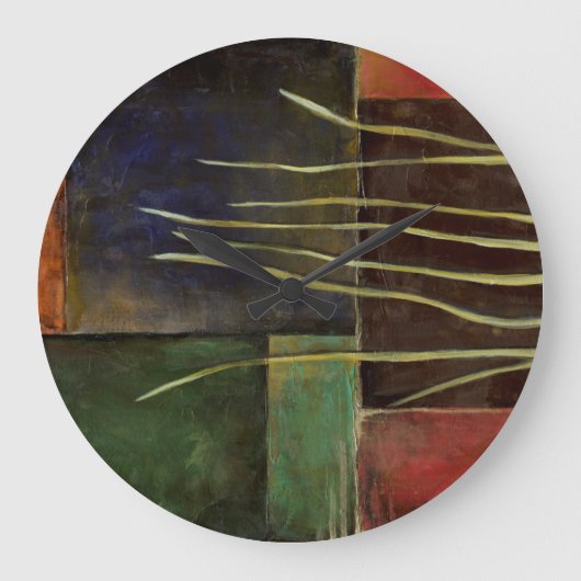 Zen Garden I Große Wanduhr (Vorderseite)