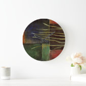 Zen Garden I Große Wanduhr (Zuhause)