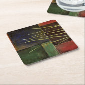 Zen Garden I Rechteckiger Pappuntersetzer (angewinkelt)