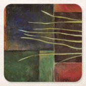 Zen Garden I Rechteckiger Pappuntersetzer (Vorderseite)