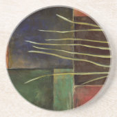 Zen Garden I Sandstein Untersetzer (Vorne)