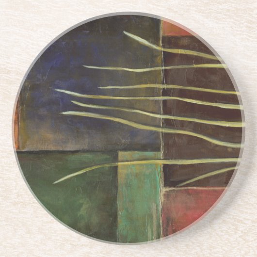 Zen Garden I Sandstein Untersetzer (Vorne)