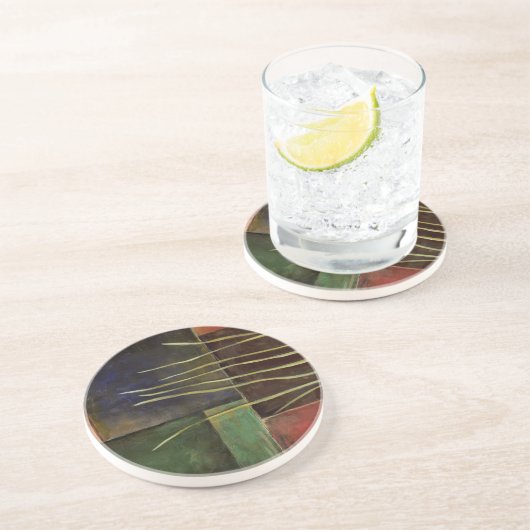 Zen Garden I Sandstein Untersetzer (Seite)