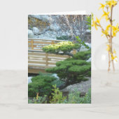 Zen Garden Karte (Gelbe Blume)